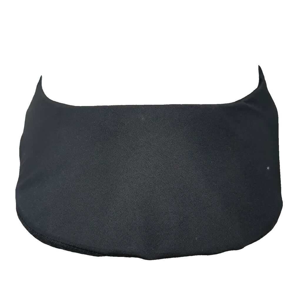 No Headache Visor Black One Size Fitted Wrapped Band Sports Sun Beach Golf Hat
